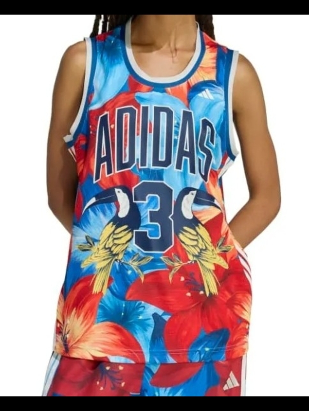 Adidas Farm Rio Tropical Floral Basketball Jersey KD4631